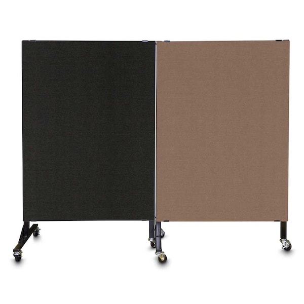 Enclosed Corkboard, 1 Door, 72"x48", 4" Fra
